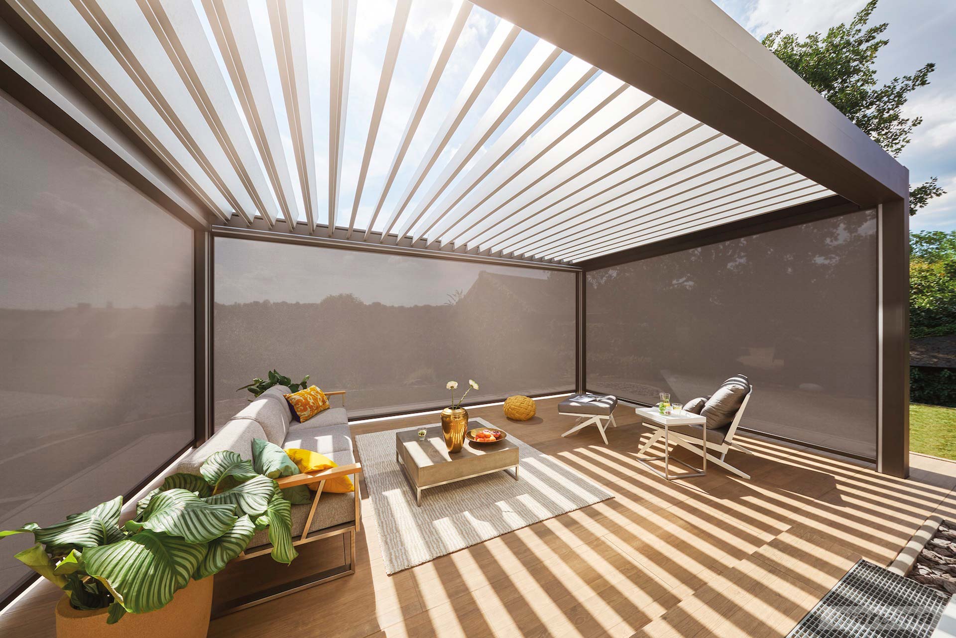 Gartenpavillon war gestern: Das moderne Lamellendach ist heute das Highlight für Terrassen